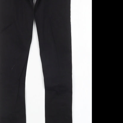 Denim Co Womens Black  Cotton Skinny Jeans Size 6 L28 in Regular