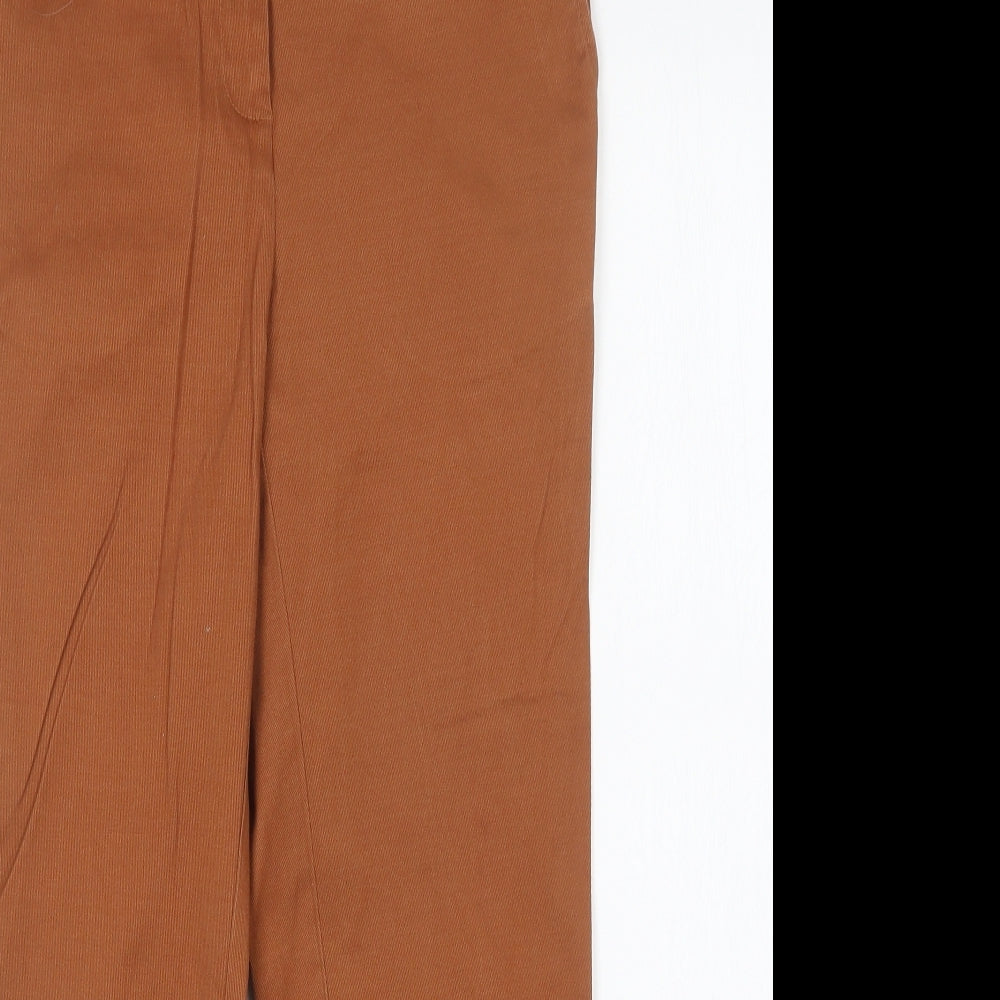 Womens UK Size 8 NEXT Regular Fit  Brown Trousers