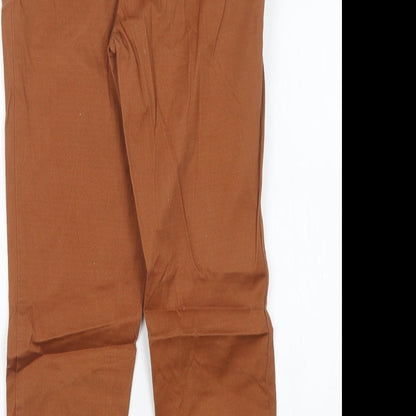 Womens UK Size 8 NEXT Regular Fit  Brown Trousers