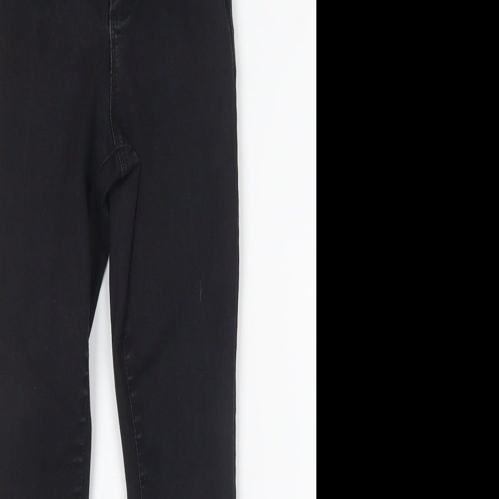 Denim co Womens Black  Cotton Skinny Jeans Size 10 L25 in Regular