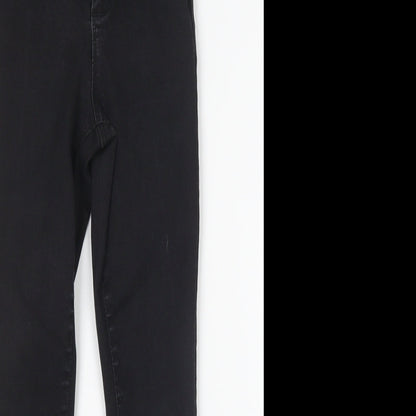 Denim co Womens Black  Cotton Skinny Jeans Size 10 L25 in Regular