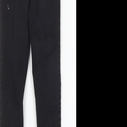 Denim co Womens Black  Cotton Skinny Jeans Size 10 L25 in Regular