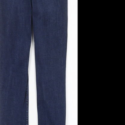 New Look Womens Blue  Cotton Skinny Jeans Size 8 L25 in Regular