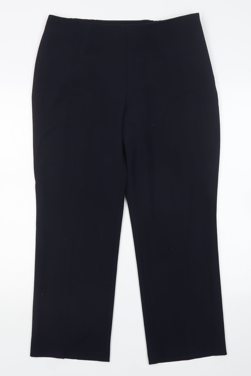 Womens UK Size 14 M&S Regular Fit  Blue Trousers