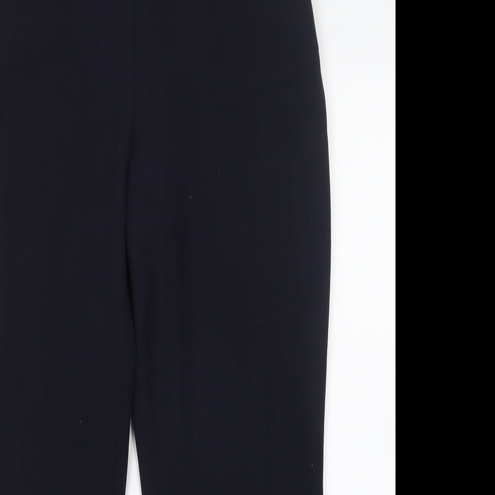 Womens UK Size 14 M&S Regular Fit  Blue Trousers