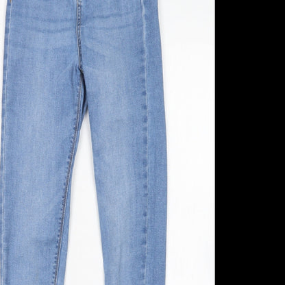 Denim co Womens Blue  Cotton Skinny Jeans Size 8 L28 in Regular