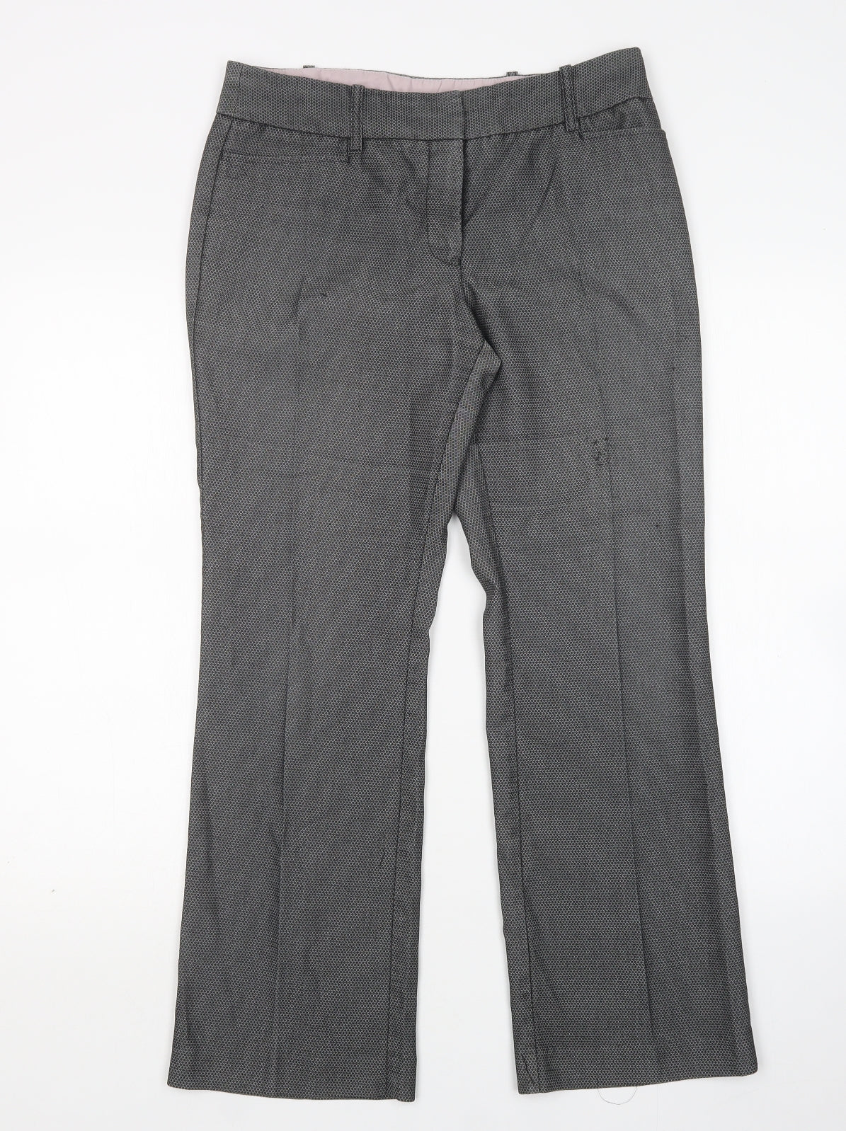 Womens UK Size 10 NEXT Regular Fit  Grey Trousers