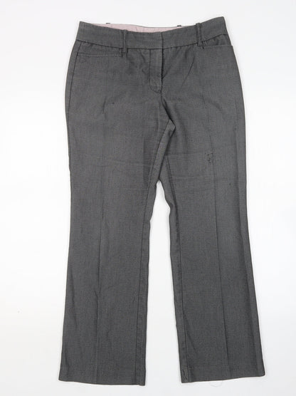 Womens UK Size 10 NEXT Regular Fit  Grey Trousers