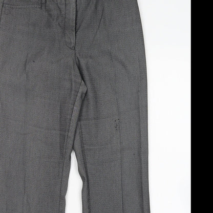 Womens UK Size 10 NEXT Regular Fit  Grey Trousers