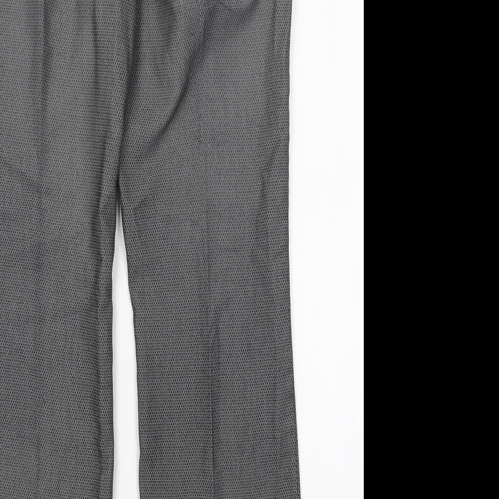 Womens UK Size 10 NEXT Regular Fit  Grey Trousers
