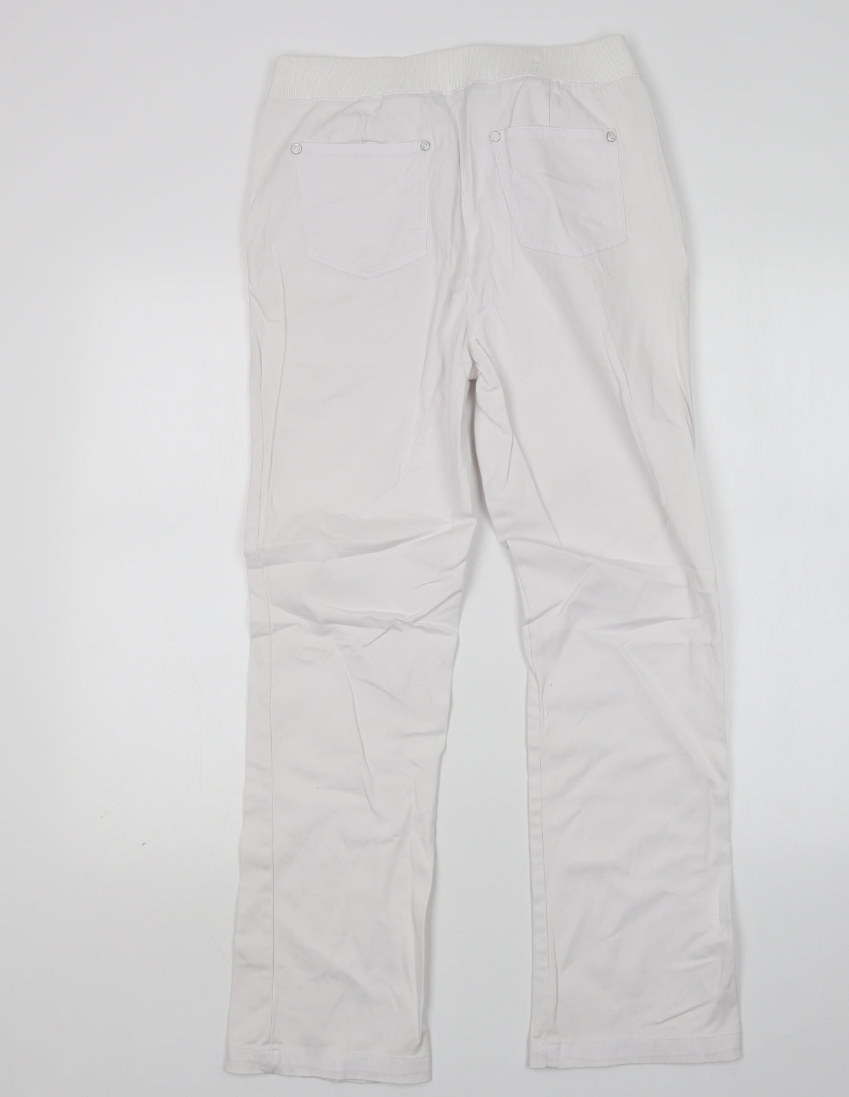 Debenhams Womens White  Cotton Jegging Jeans Size 10 L29 in Regular