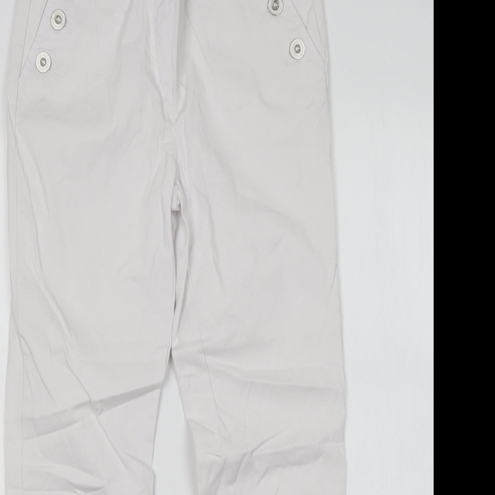 Debenhams Womens White  Cotton Jegging Jeans Size 10 L29 in Regular