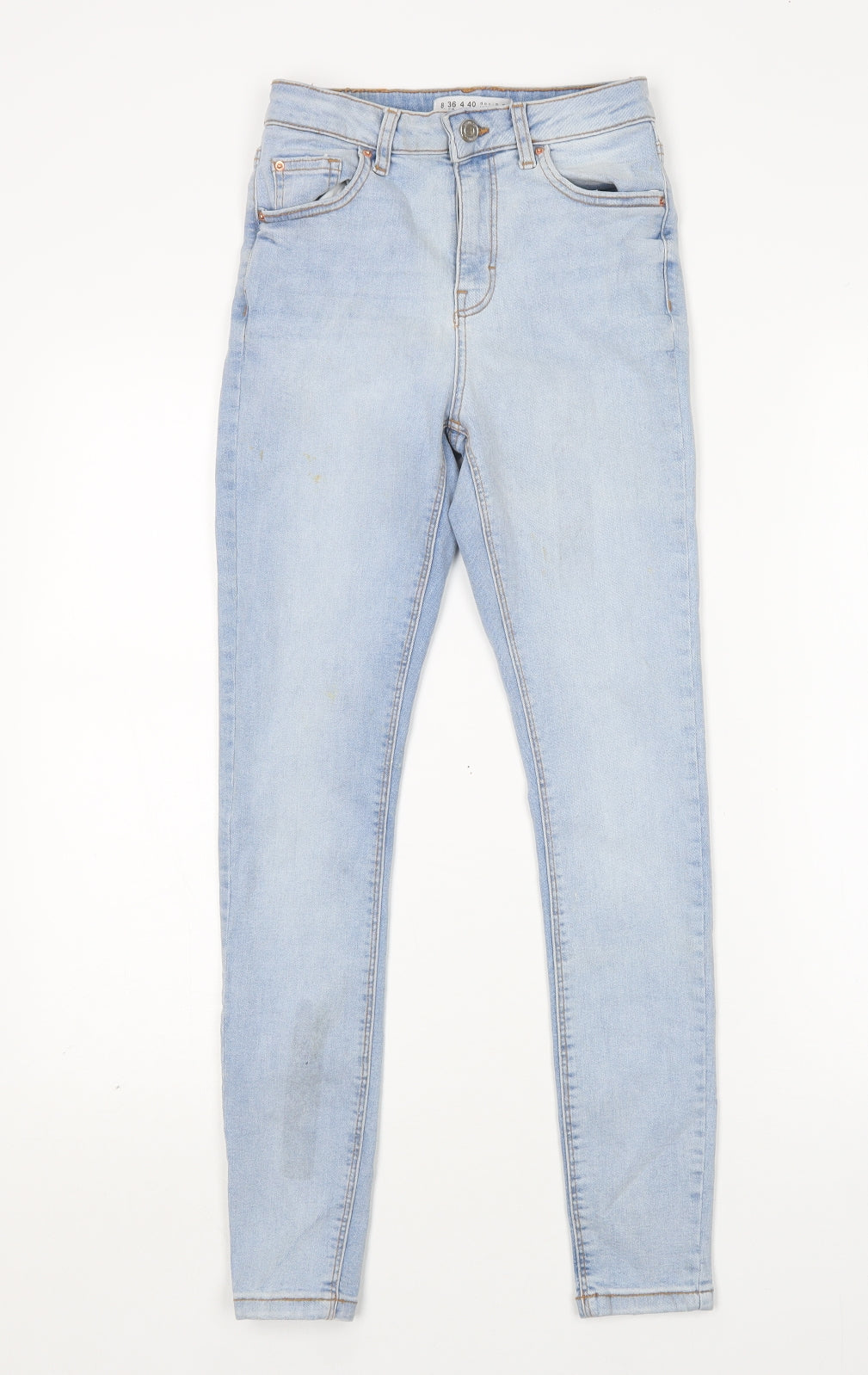 Denim co Womens Blue  Cotton Skinny Jeans Size 8 L28 in Regular