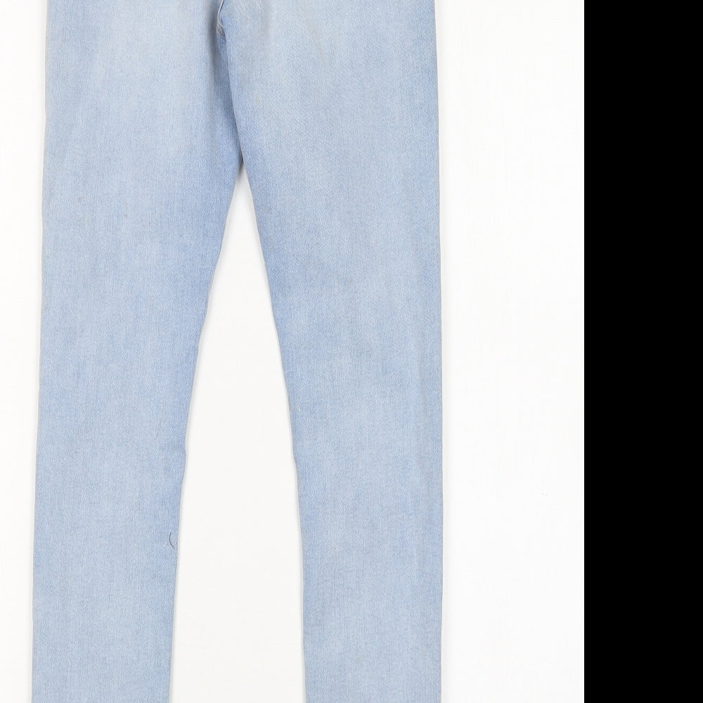 Denim co Womens Blue  Cotton Skinny Jeans Size 8 L28 in Regular