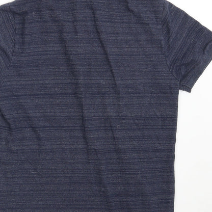 GAP  Mens Blue  100% Cotton  Polo Size M Collared Button