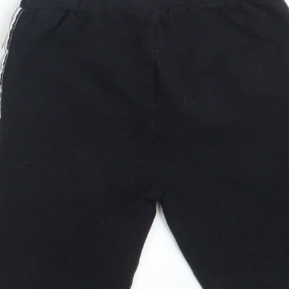 ellesse Womens Black  Cotton Compression Shorts Size 6 L10 in Athletic  - Waist 20in
