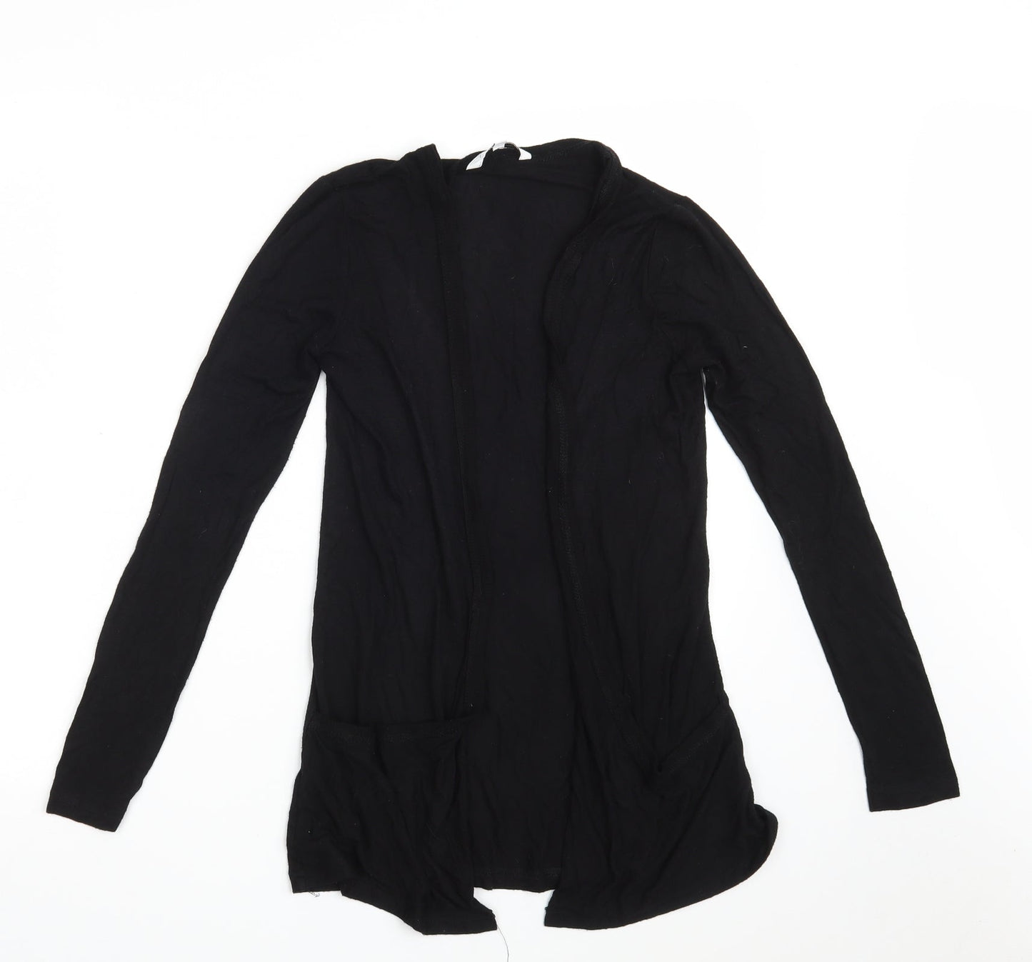 Womens UK Size 8 New Look Black Wrap Jumper