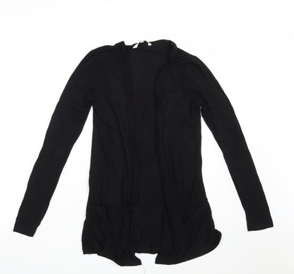 Womens UK Size 8 New Look Black Wrap Jumper