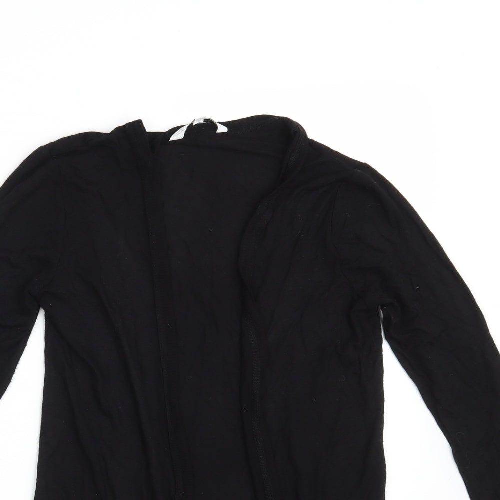Womens UK Size 8 New Look Black Wrap Jumper