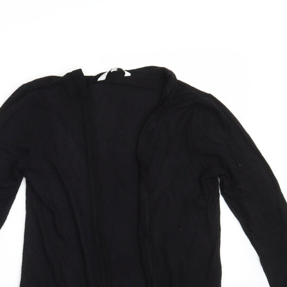 Womens UK Size 8 New Look Black Wrap Jumper