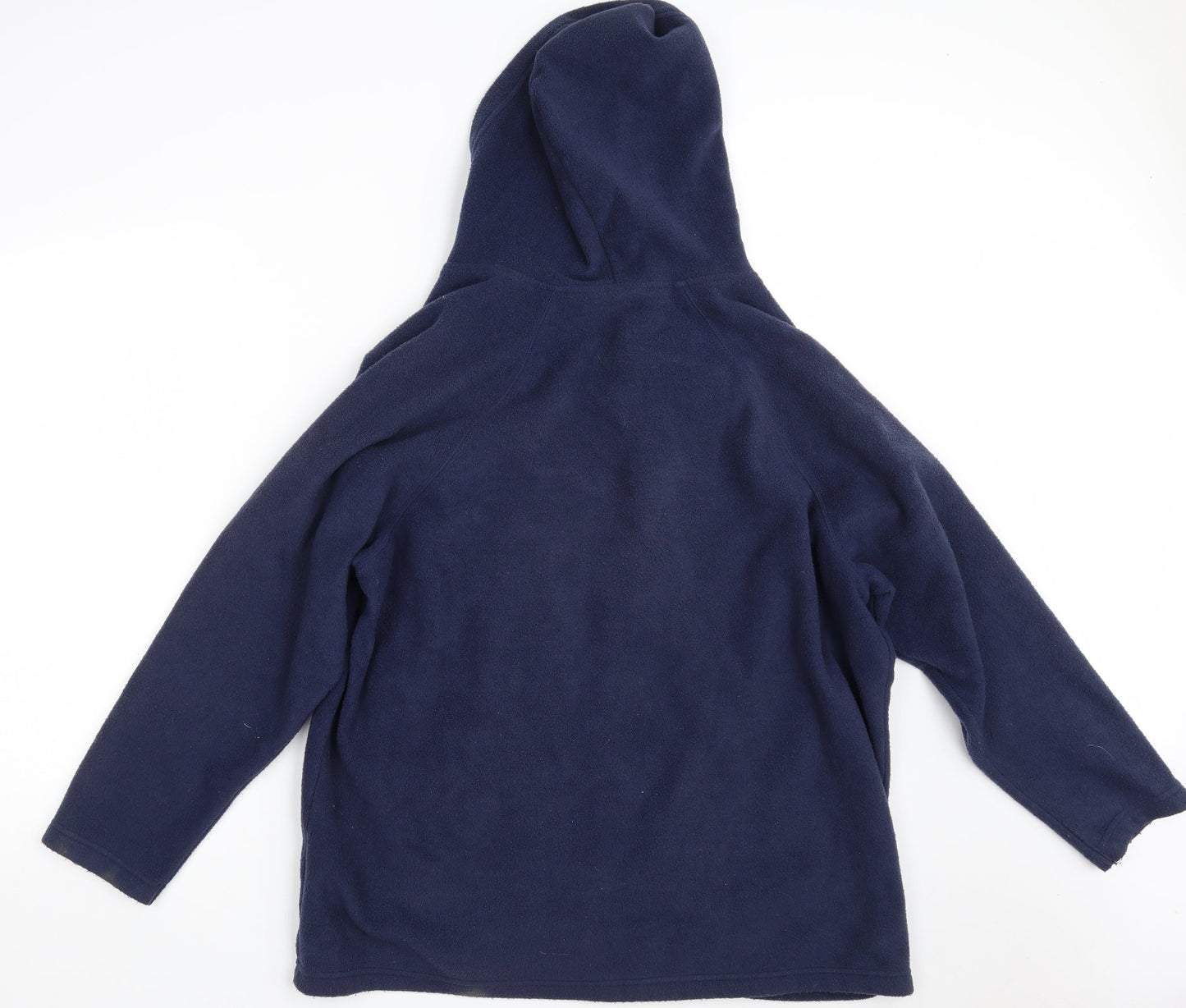 Womens UK Size 20 Casual Comfort Blue Full Zip Jumper