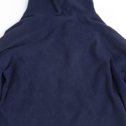 Womens UK Size 20 Casual Comfort Blue Full Zip Jumper