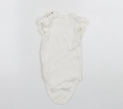 George Baby White  Cotton Romper One-Piece Size 12-18 Months   - Disney