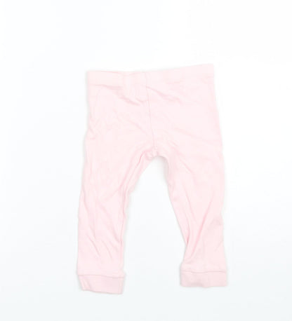 Disney Baby Pink  Cotton Jogger Leggings Size 12-18 Months