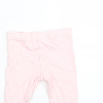 Disney Baby Pink  Cotton Jogger Leggings Size 12-18 Months