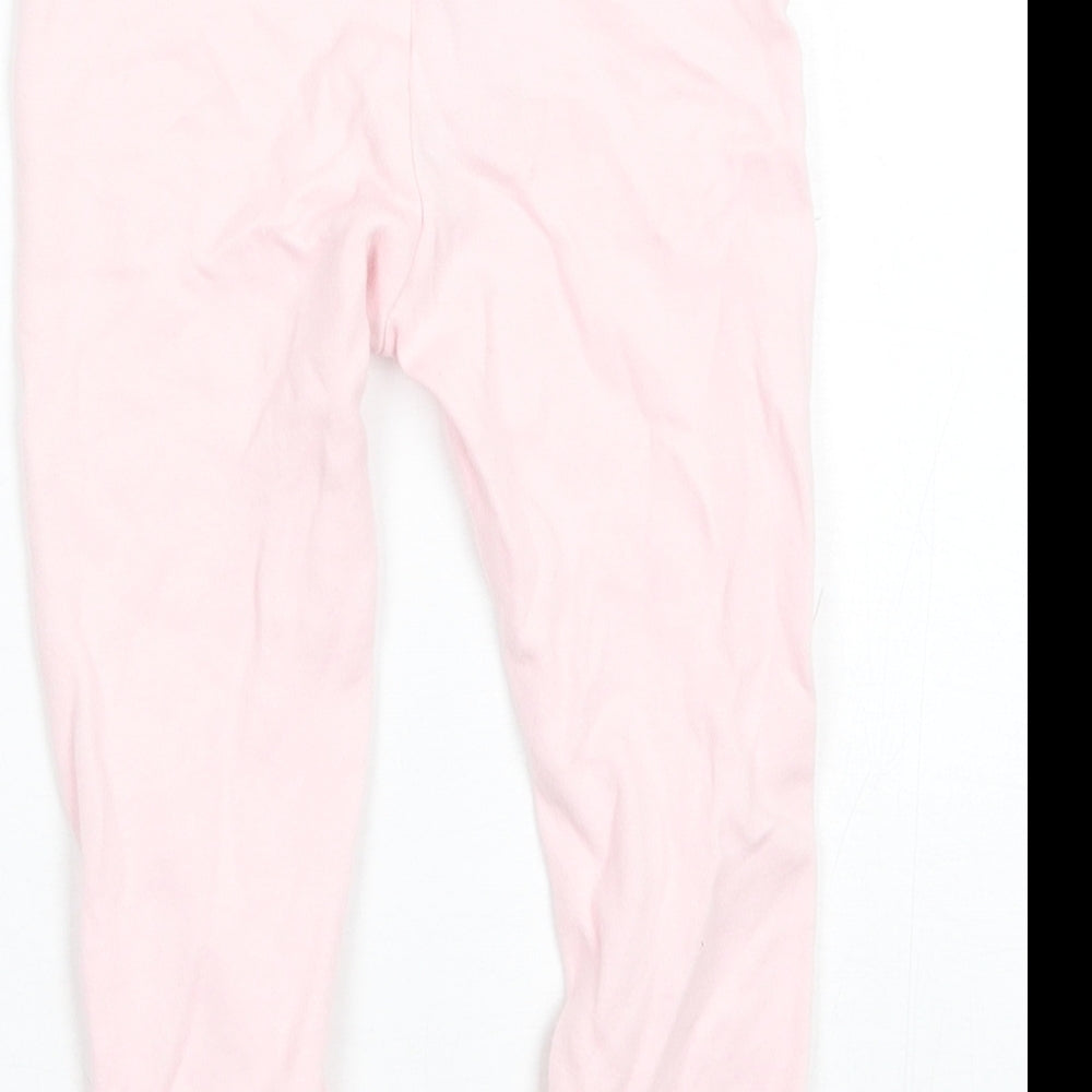 Disney Baby Pink  Cotton Jogger Leggings Size 12-18 Months