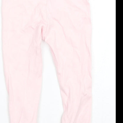 Disney Baby Pink  Cotton Jogger Leggings Size 12-18 Months