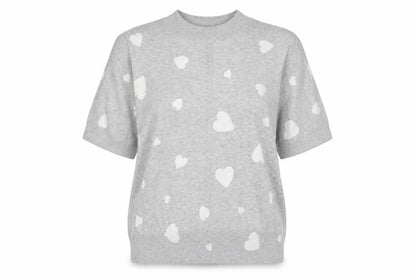 Womens UK Size S Marks and Spencer Grey Basic T-Shirt