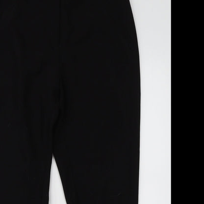 Womens UK Size 12 Principles Regular Fit Dress Pants Black Trousers