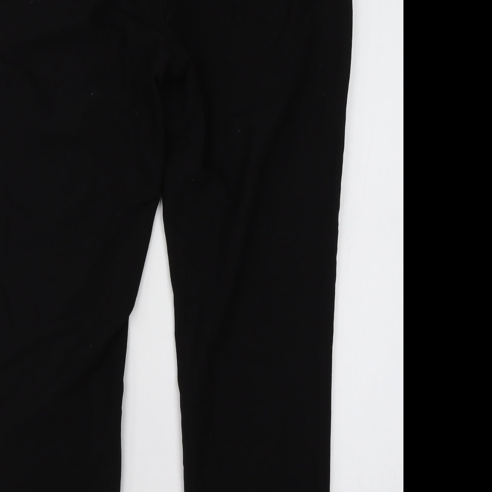 Womens UK Size 12 Principles Regular Fit Dress Pants Black Trousers