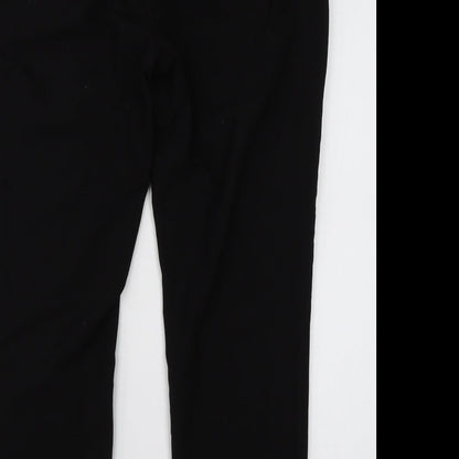 Womens UK Size 12 Principles Regular Fit Dress Pants Black Trousers
