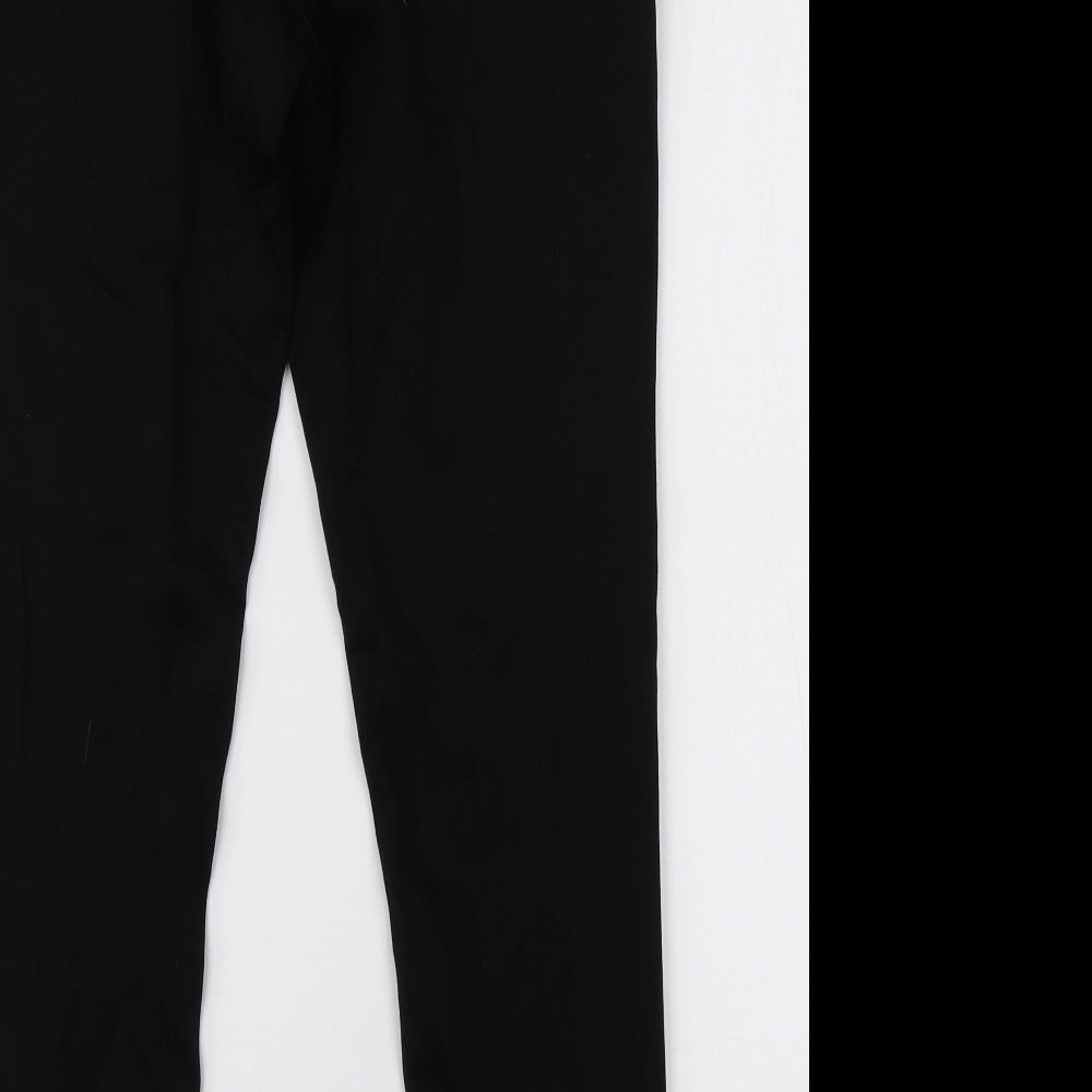 NEXT Womens Black  Cotton Skinny Jeans Size 12 L26 in Regular