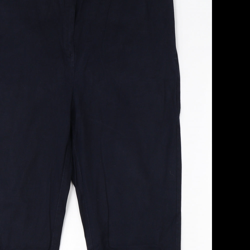 Womens UK Size 18 NEXT Regular Fit Dress Pants Blue Trousers