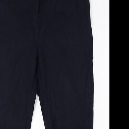 Womens UK Size 18 NEXT Regular Fit Dress Pants Blue Trousers
