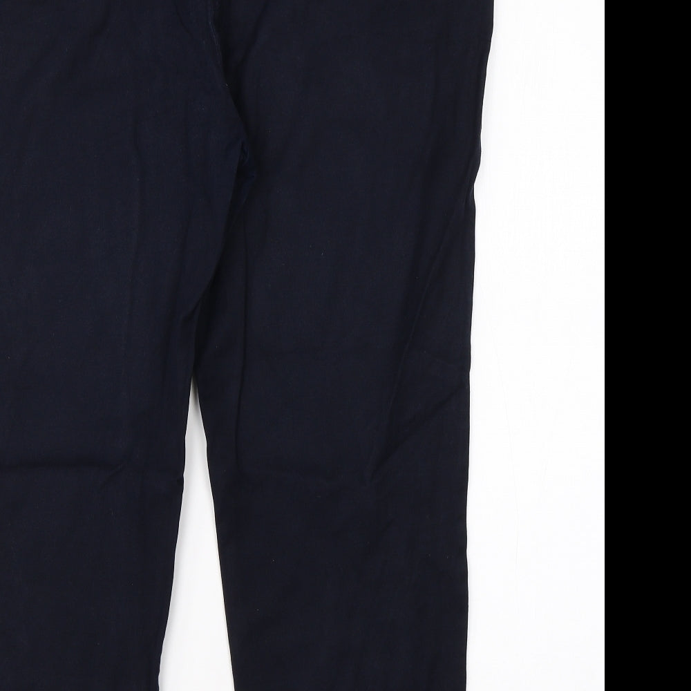 Womens UK Size 18 NEXT Regular Fit Dress Pants Blue Trousers