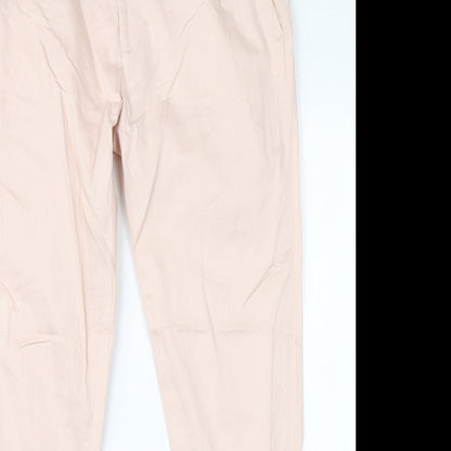 Womens UK Size 32 in ASOS Regular Fit Dress Pants Pink Trousers
