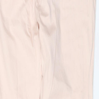 Womens UK Size 32 in ASOS Regular Fit Dress Pants Pink Trousers
