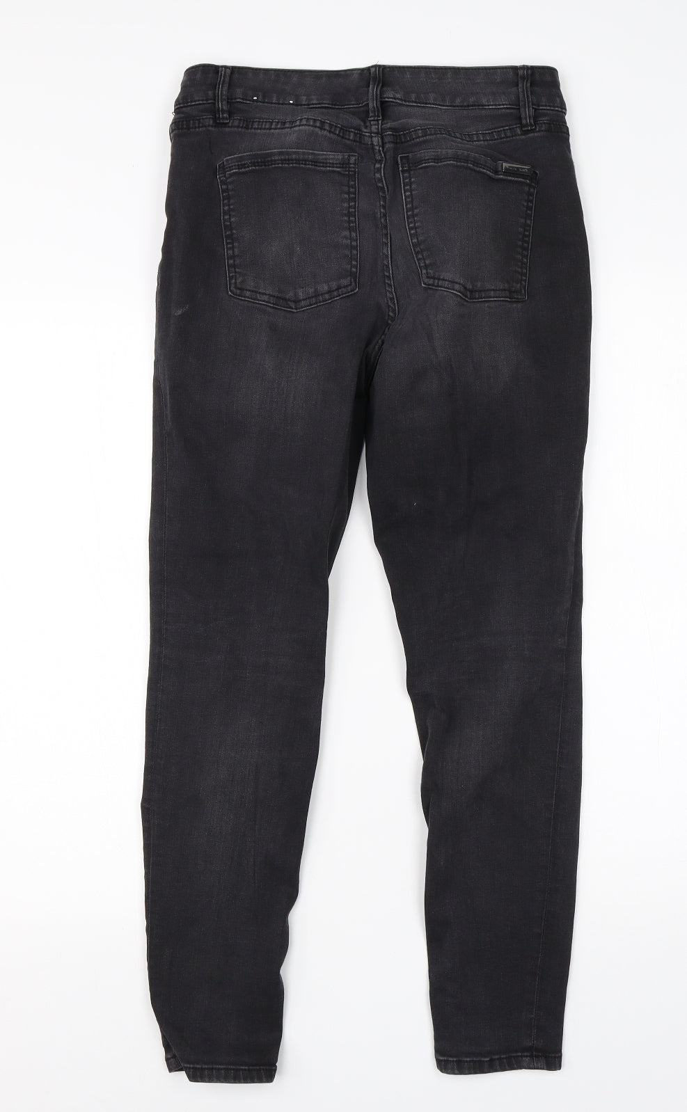 Womens UK Size 6 Preworn Regular Fit Skinny Black Jeans
