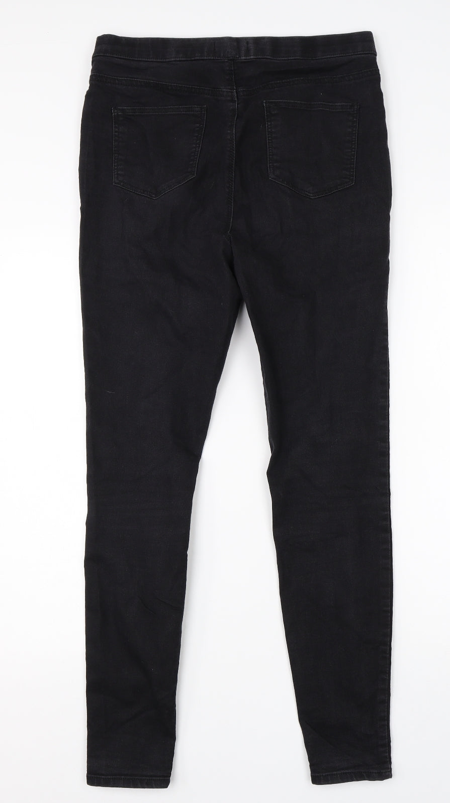 Womens UK Size 10 Papaya Regular Fit Jegging Black Jeans