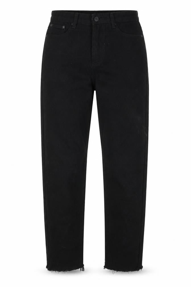 Womens UK Size M SheIn Regular Fit Straight Black Jeans