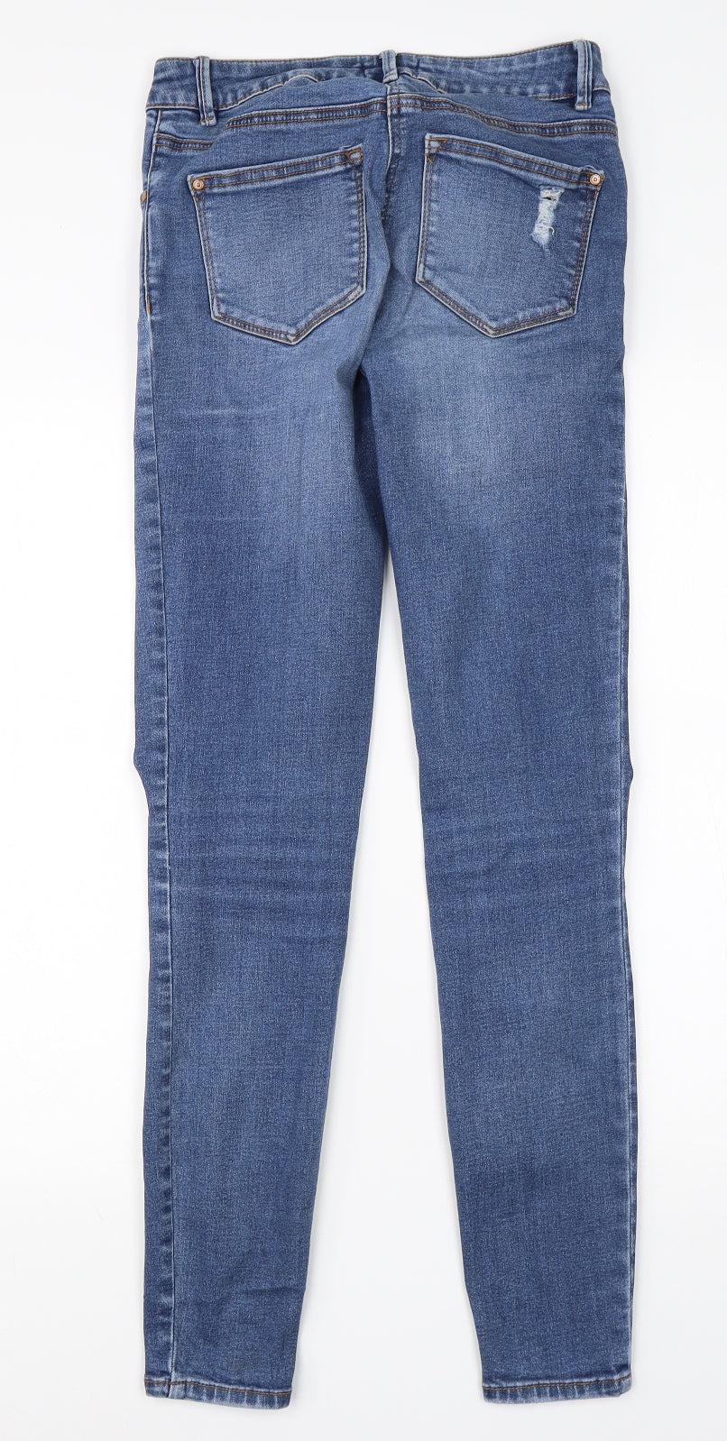 / Denim Womens Blue  Cotton Skinny Jeans Size 10 L28 in Regular