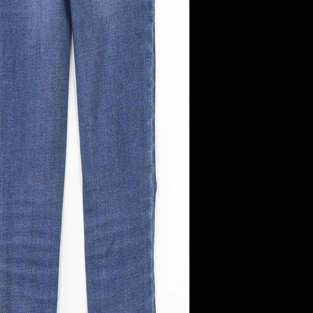 / Denim Womens Blue  Cotton Skinny Jeans Size 10 L28 in Regular