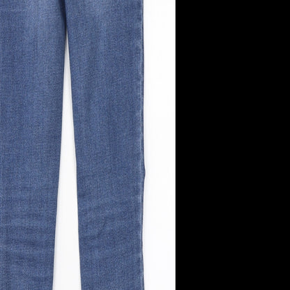 / Denim Womens Blue  Cotton Skinny Jeans Size 10 L28 in Regular