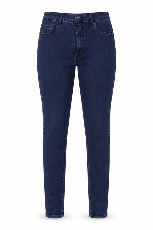 Front view of Only women’s blue cotton jegging jeans, size UK 32, in, 28-inch leg regular