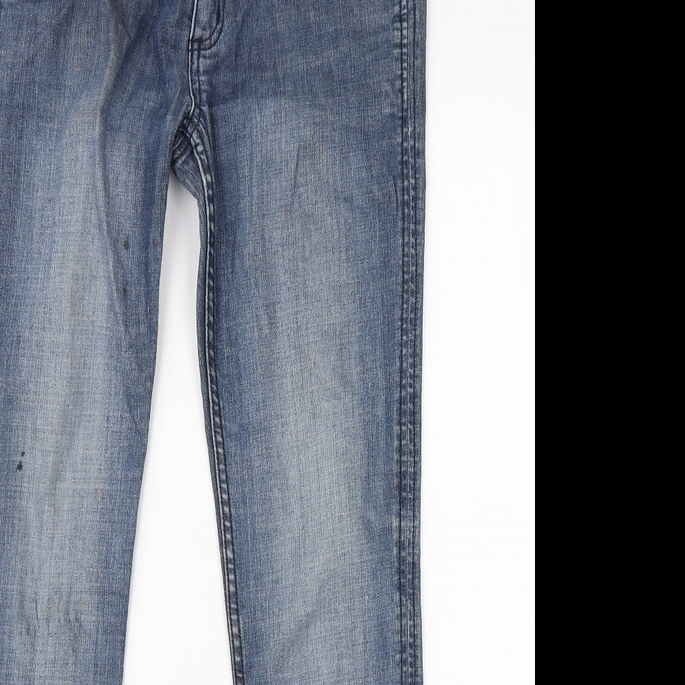 Womens UK Size 38 in Preworn Regular Fit Straight Blue Jeans