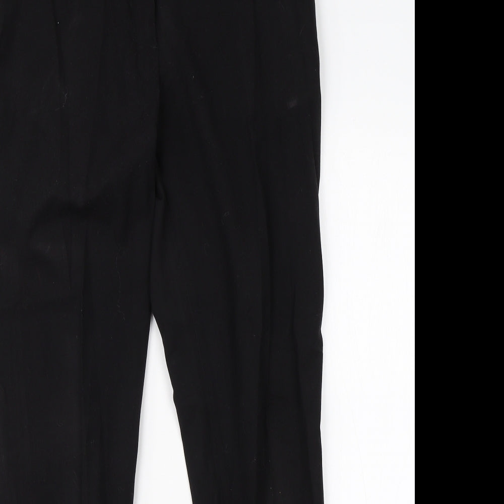 Womens UK Size 10 H&M Regular Fit Dress Pants Black Trousers